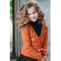 TOPitm - Wrap Daan - Orange knit